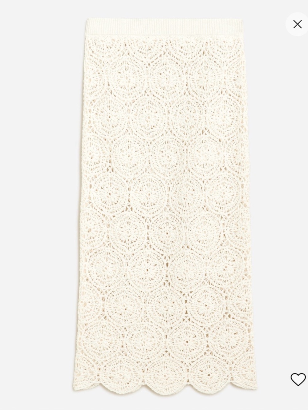 J Crew Crochet Midi skirt